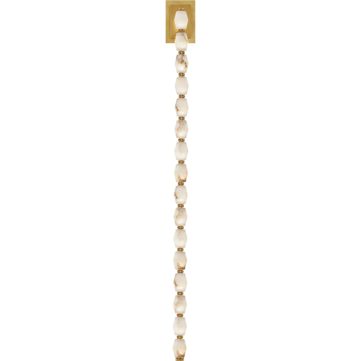 Visual Comfort Modern Collection SLWS54927ALBHAB Collier Alabaster Sconce