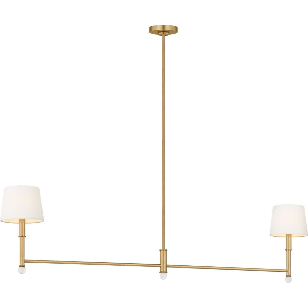Visual Comfort Studio Collection AC1182GD Greard Linear Chandelier in Gild