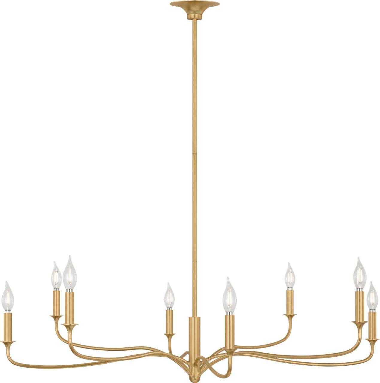 Visual Comfort Studio Collection AC1218GD Chatsworth Chandelier in Gild
