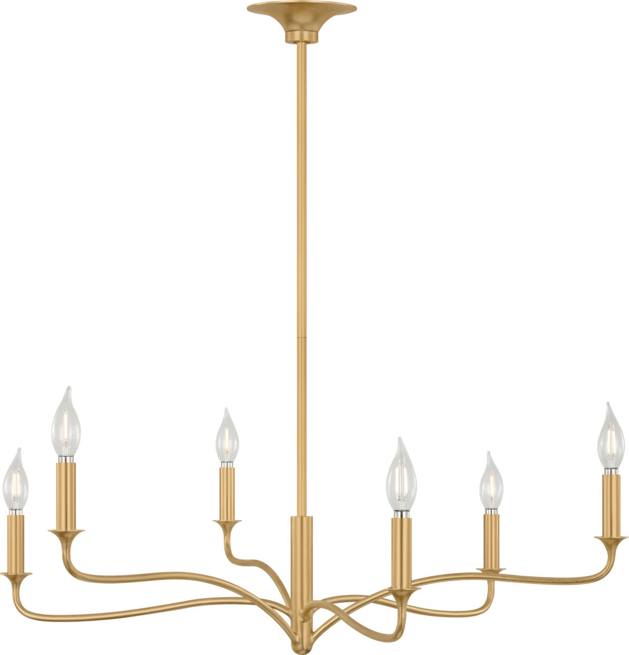 Visual Comfort Studio Collection AC1226GD Chatsworth Chandelier in Gild