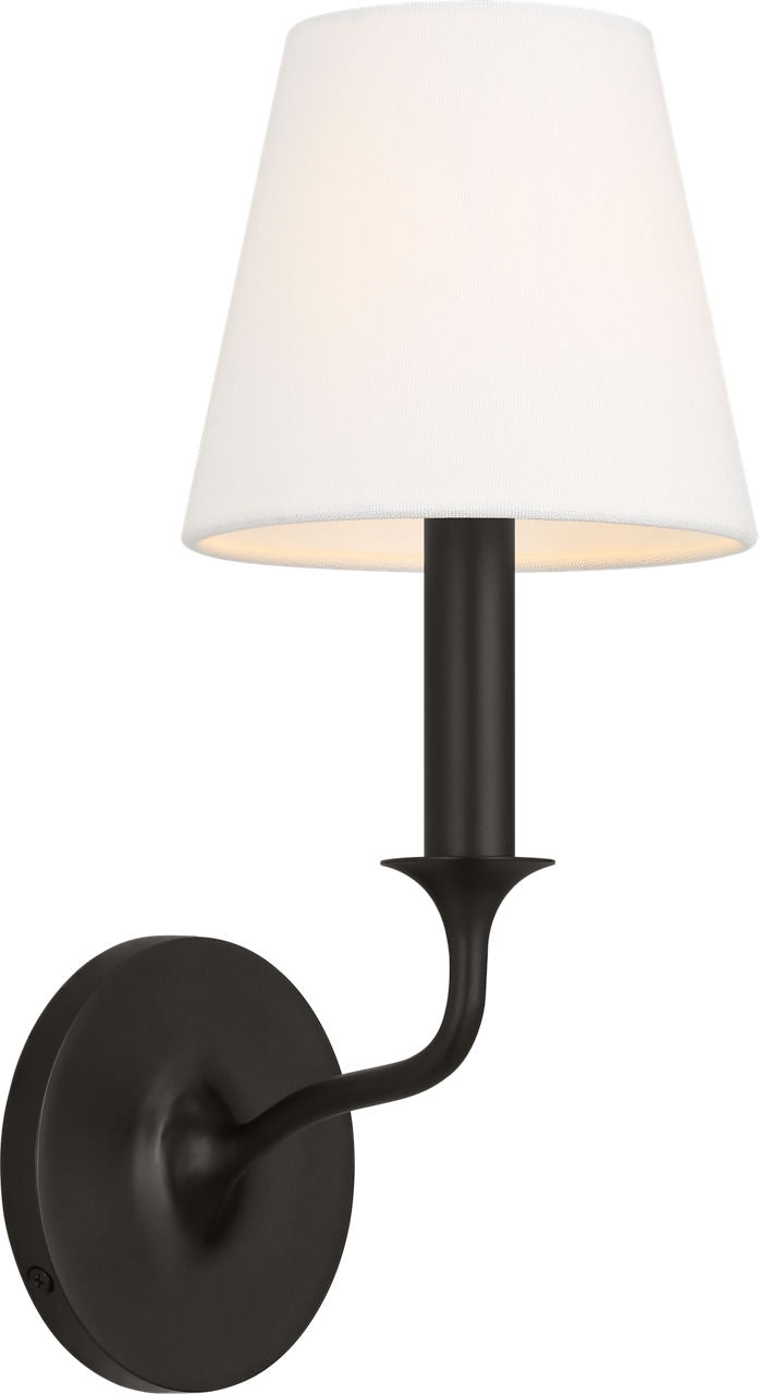 Visual Comfort Studio Collection AW1231AI Chatsworth Sconce in Aged Iron