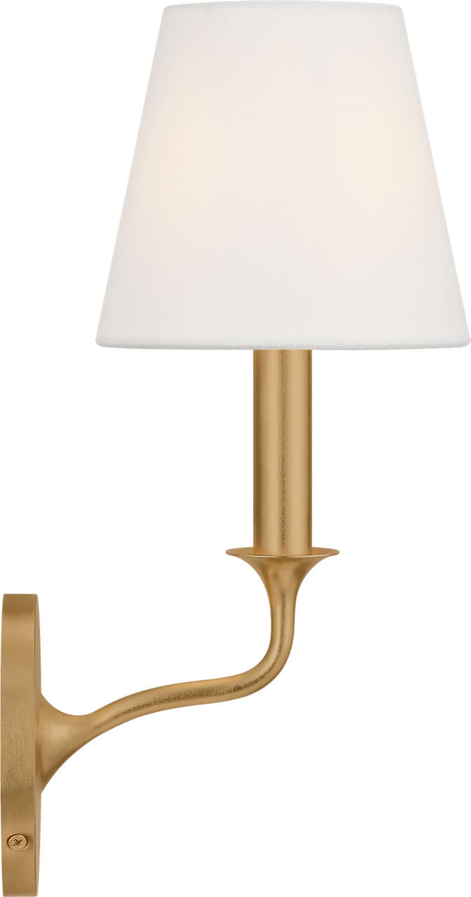 Visual Comfort Studio Collection AW1231GD Chatsworth Sconce in Gild