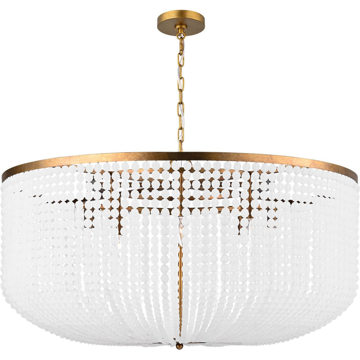 Confort visuel Studio Collection LXC1158VGD Bellecour Suspendu en dorure vintage