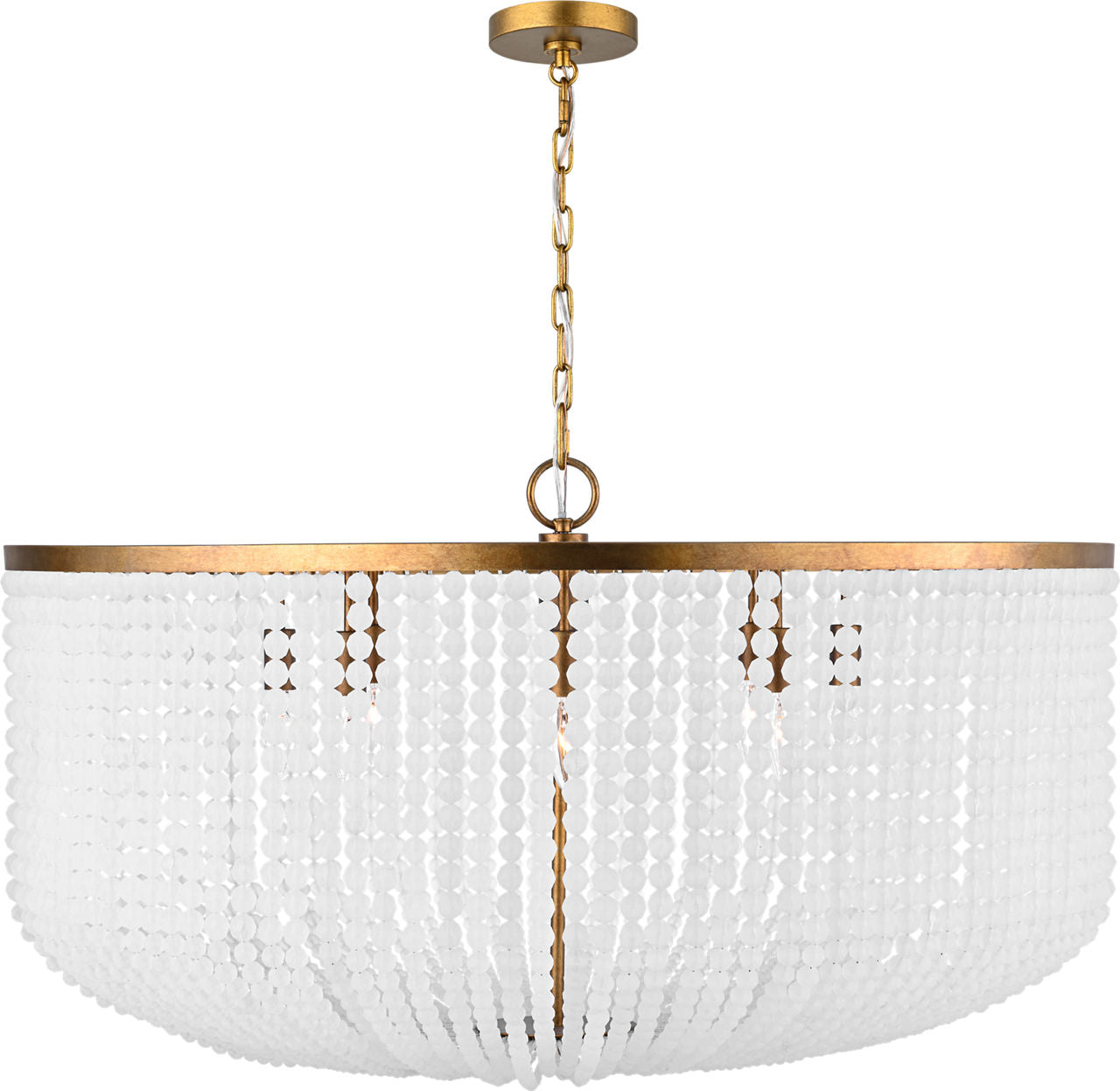 Visual Comfort Studio Collection LXC1158VGD Bellecour Chandelier in Vintage Gild