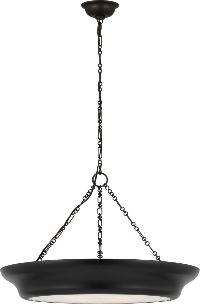 Visual Comfort Studio Collection LXC1174AI Lenoir Chandelier in Aged Iron