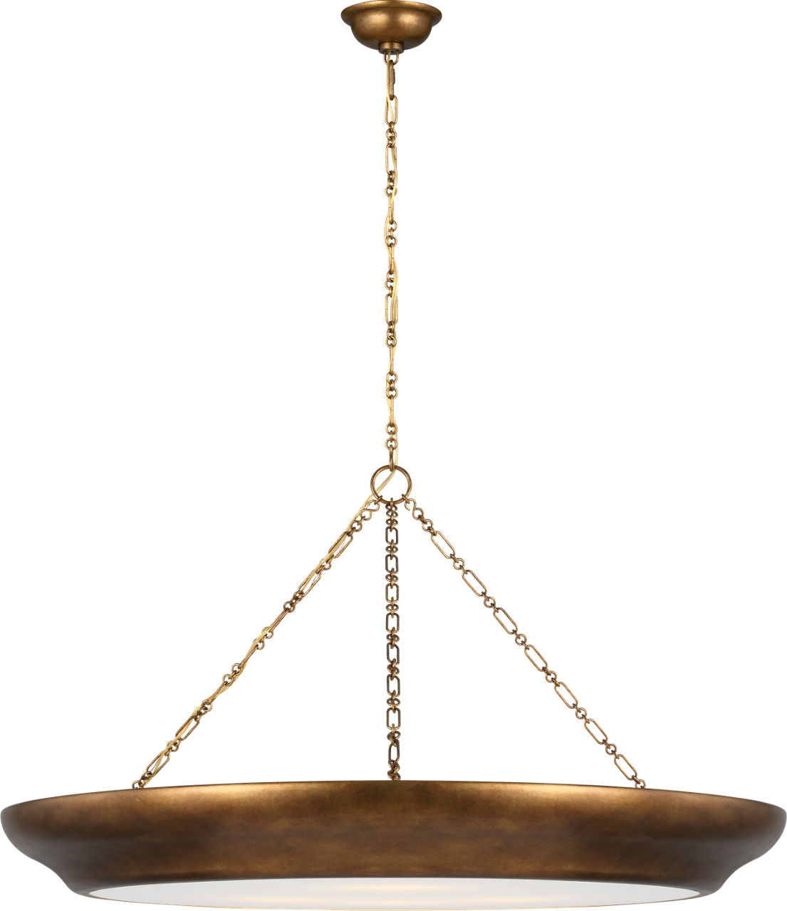 Visual Comfort Studio Collection LXC1186VGD Lenoir Chandelier in Vintage Gild