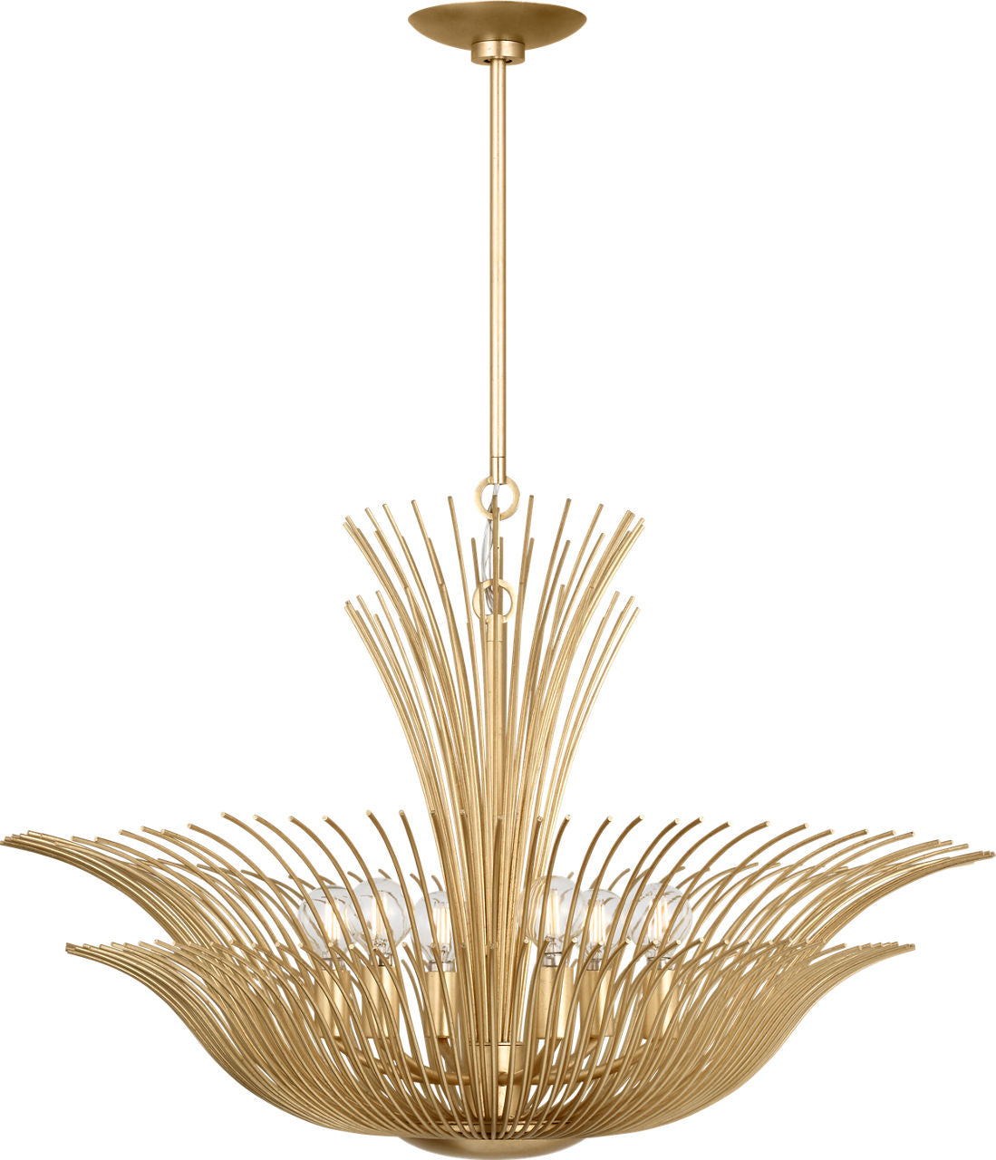 Visual Comfort Studio Collection LXC1196GD Dorelle Chandelier in Gild