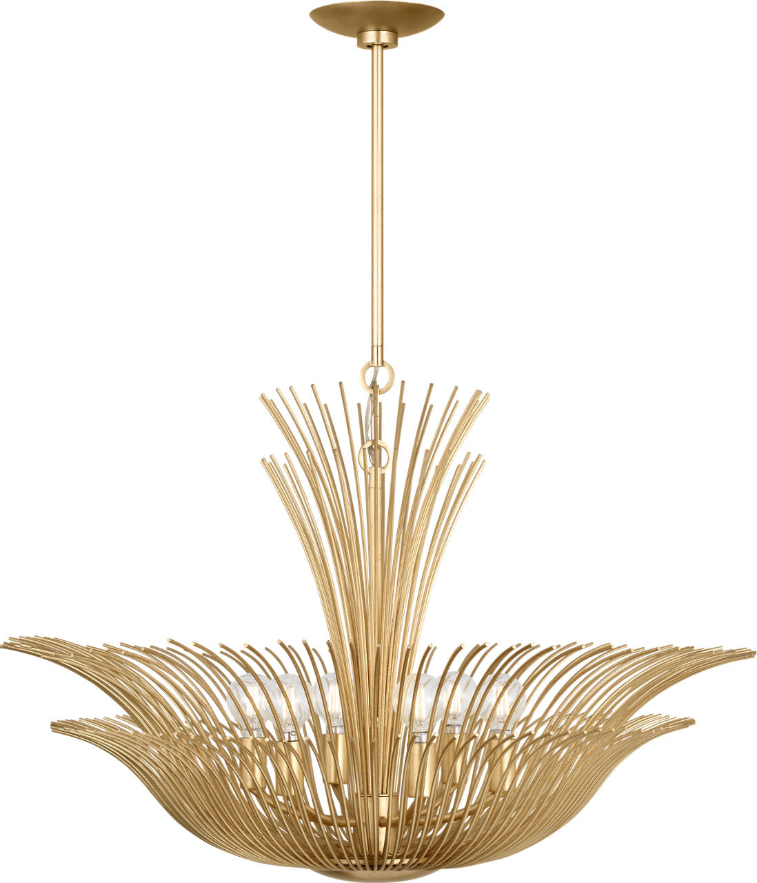 Visual Comfort Studio Collection LXC1196GD Dorelle Chandelier in Gild