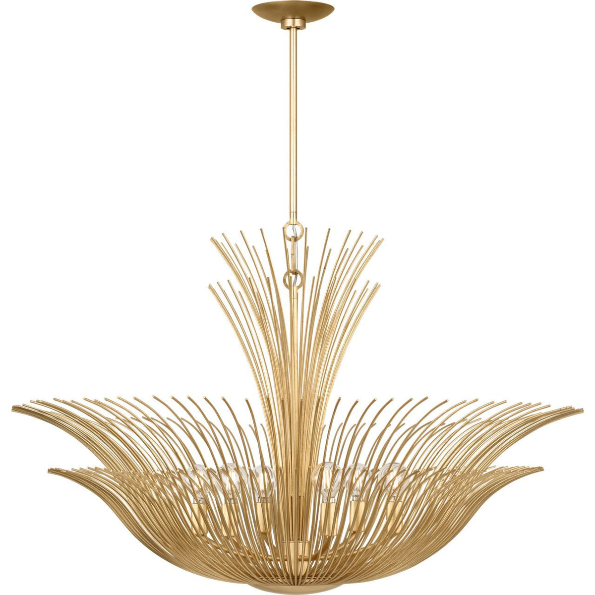 Visual Comfort Studio Collection LXC1206GD Dorelle Chandelier in Gild