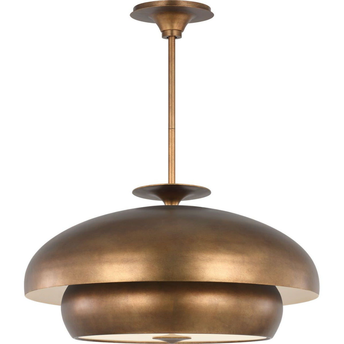 Visual Comfort Studio Collection LXC1208VGD Solene Pendant in Vintage Gild