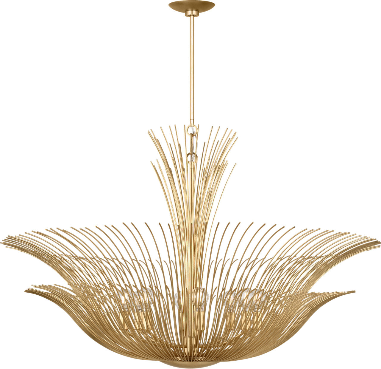 Visual Comfort Studio Collection LXC1218GD Dorelle Chandelier in Gild