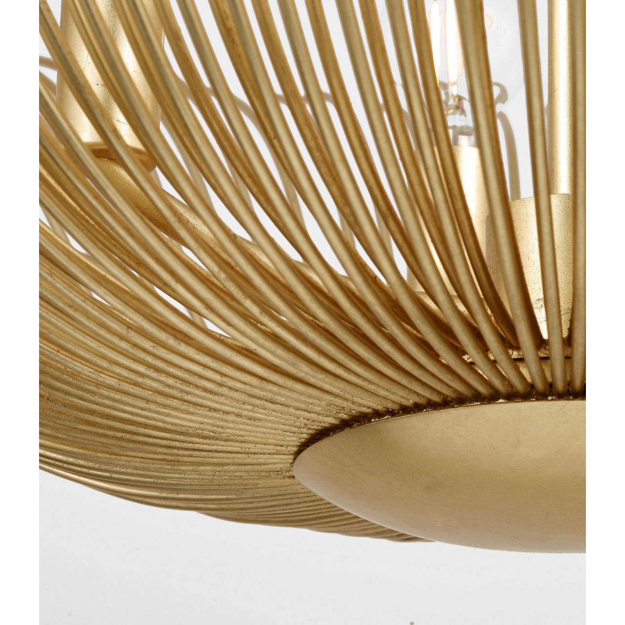 Visual Comfort Studio Collection LXF1024GD Dorelle Flush Mount in Gild