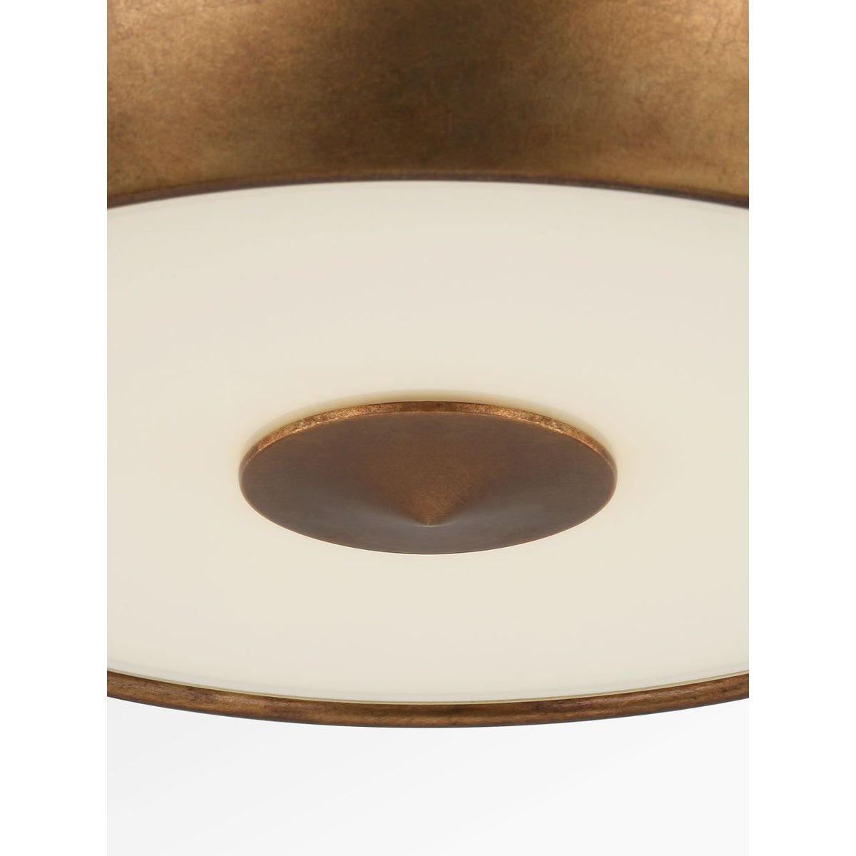 Visual Comfort Studio Collection LXF1031VGD Solene Flush Mount in Vintage Gild