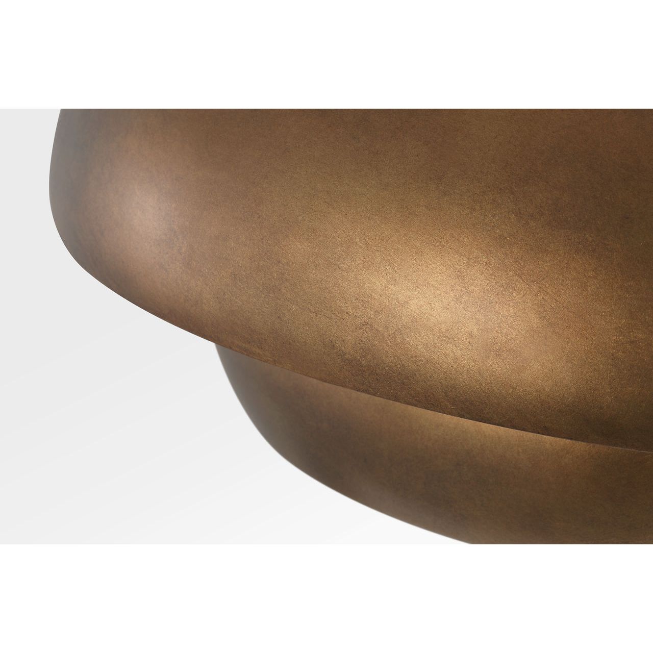 Visual Comfort Studio Collection LXF1031VGD Solene Flush Mount in Vintage Gild