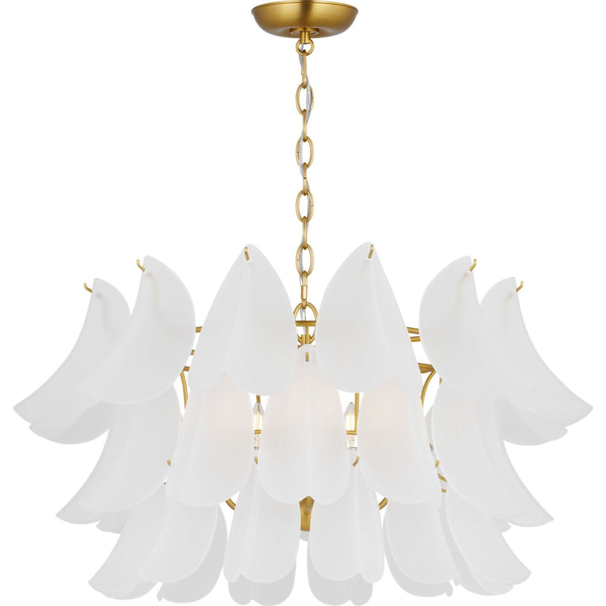 Collection Studio Visual Comfort CC1825BBS Chloé Suspendu en laiton bruni