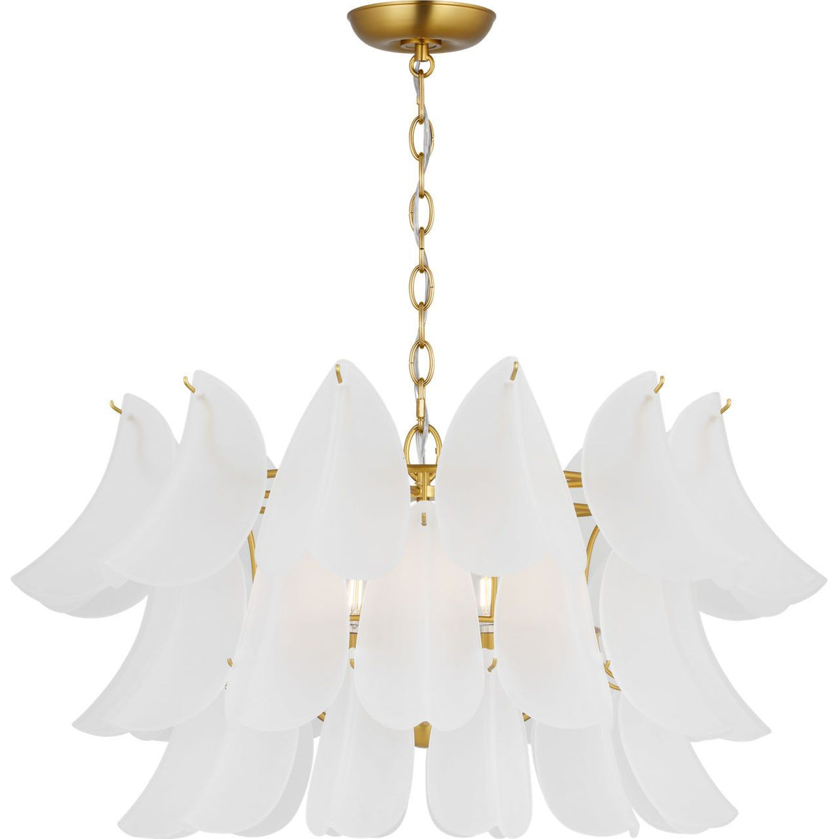 Collection Studio Visual Comfort CC1825BBS Chloé Suspendu en laiton bruni