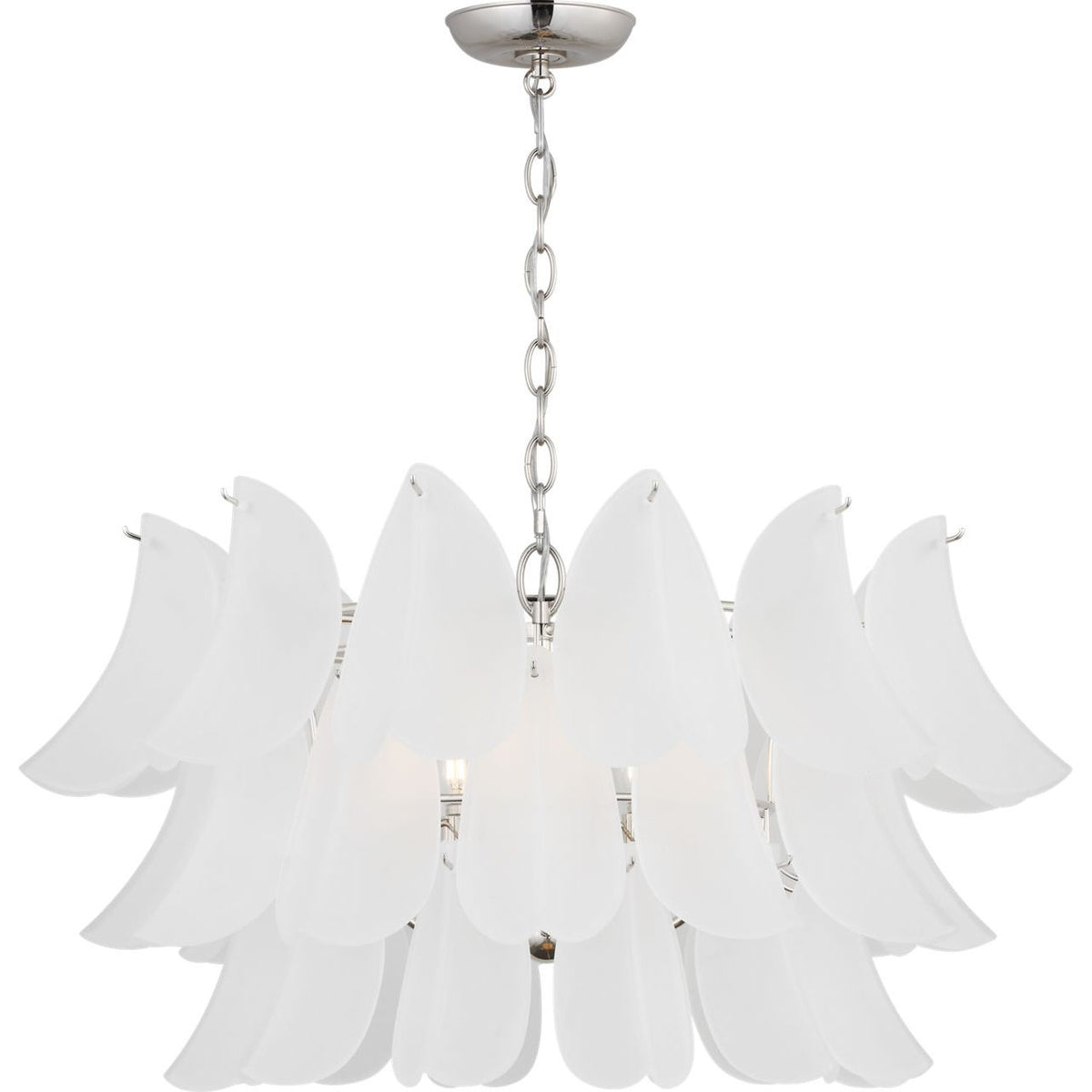 Collection Studio Visual Comfort CC1825PN Chloé Suspendu en nickel poli