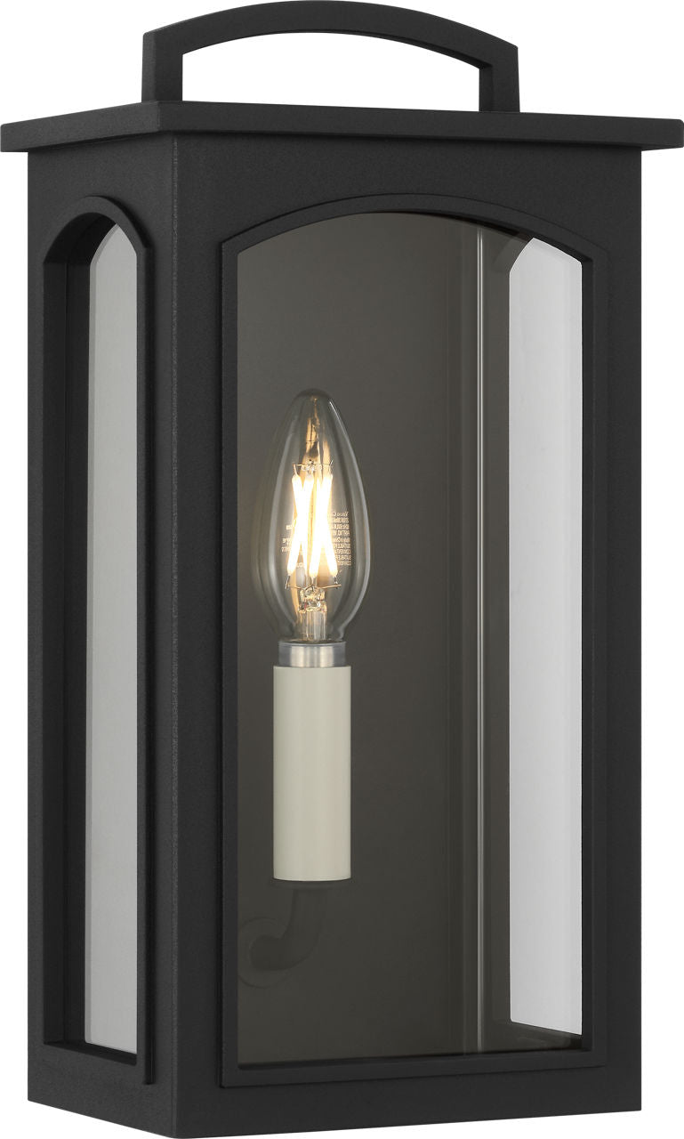 Lanterne d'extérieur Modesto CO1551TXB de la collection Visual Comfort Studio, en noir texturé