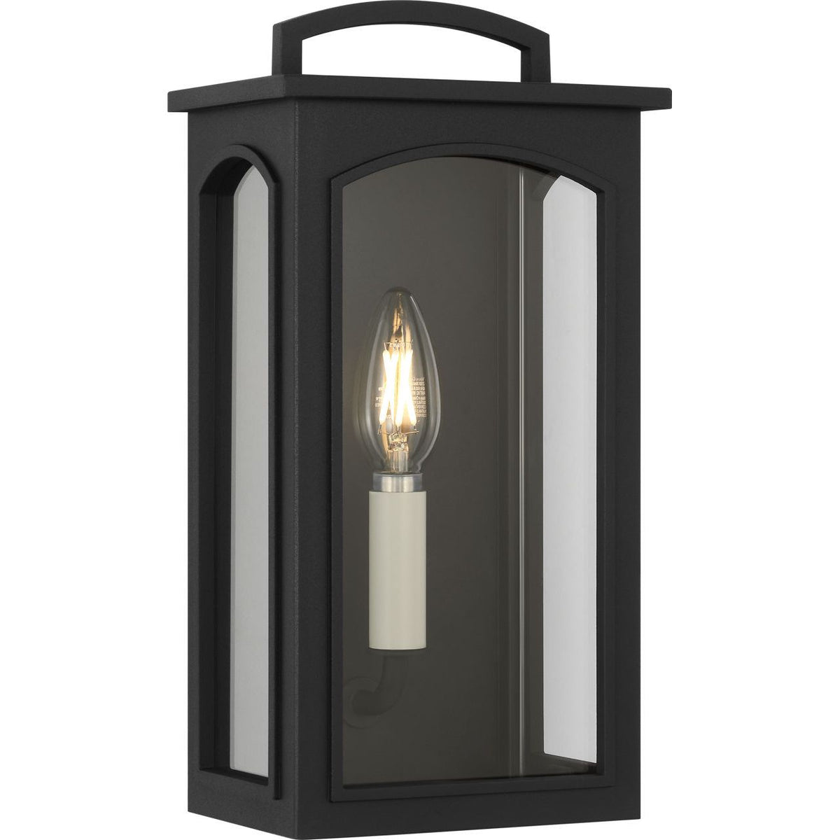 Visual Comfort Studio Collection CO1551TXB Modesto Outdoor Lantern in Textured Black