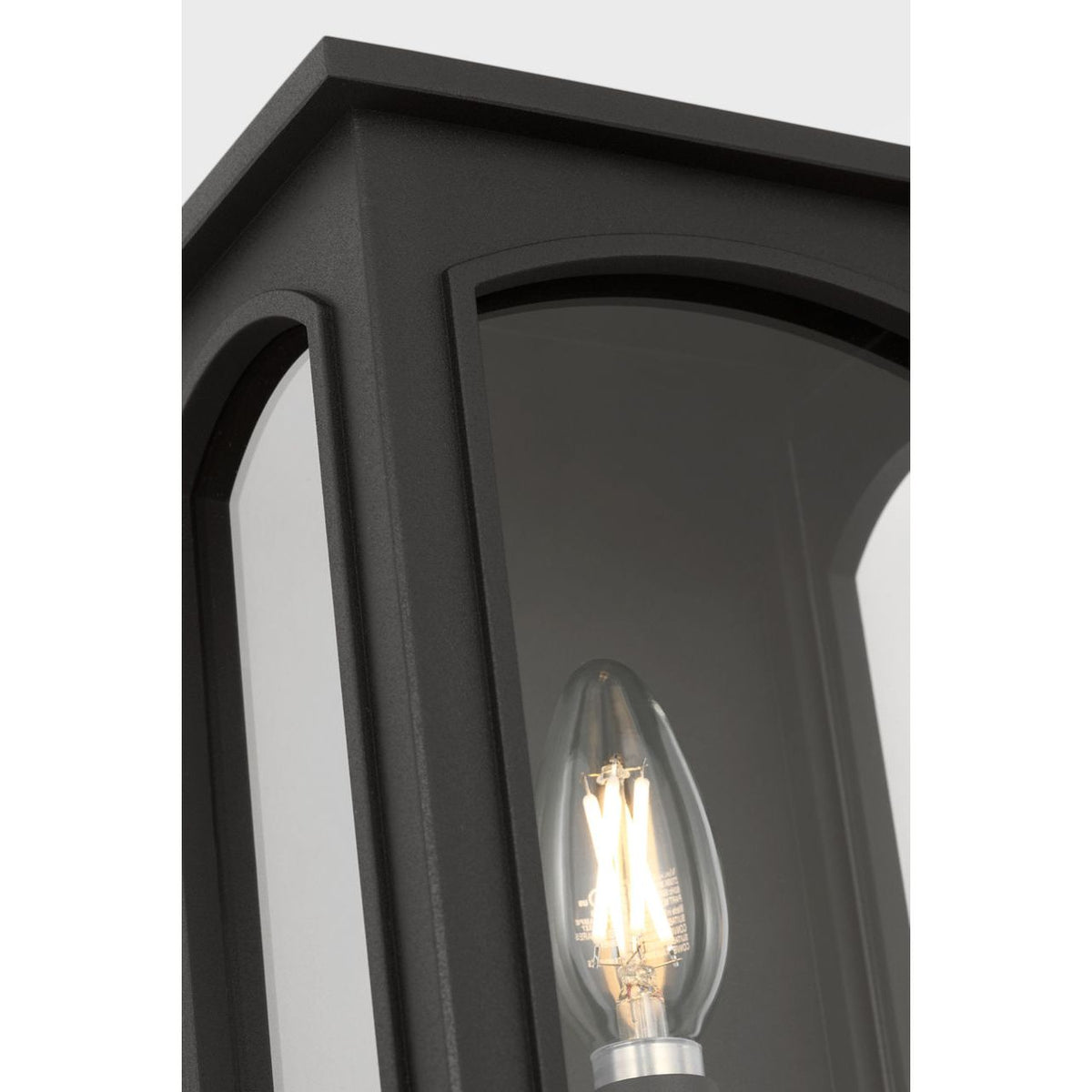 Visual Comfort Studio Collection CO1551TXB Modesto Outdoor Lantern in Textured Black