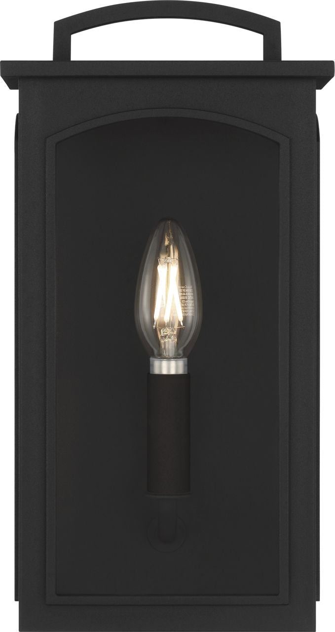 Lanterne d'extérieur Modesto CO1551TXB de la collection Visual Comfort Studio, en noir texturé