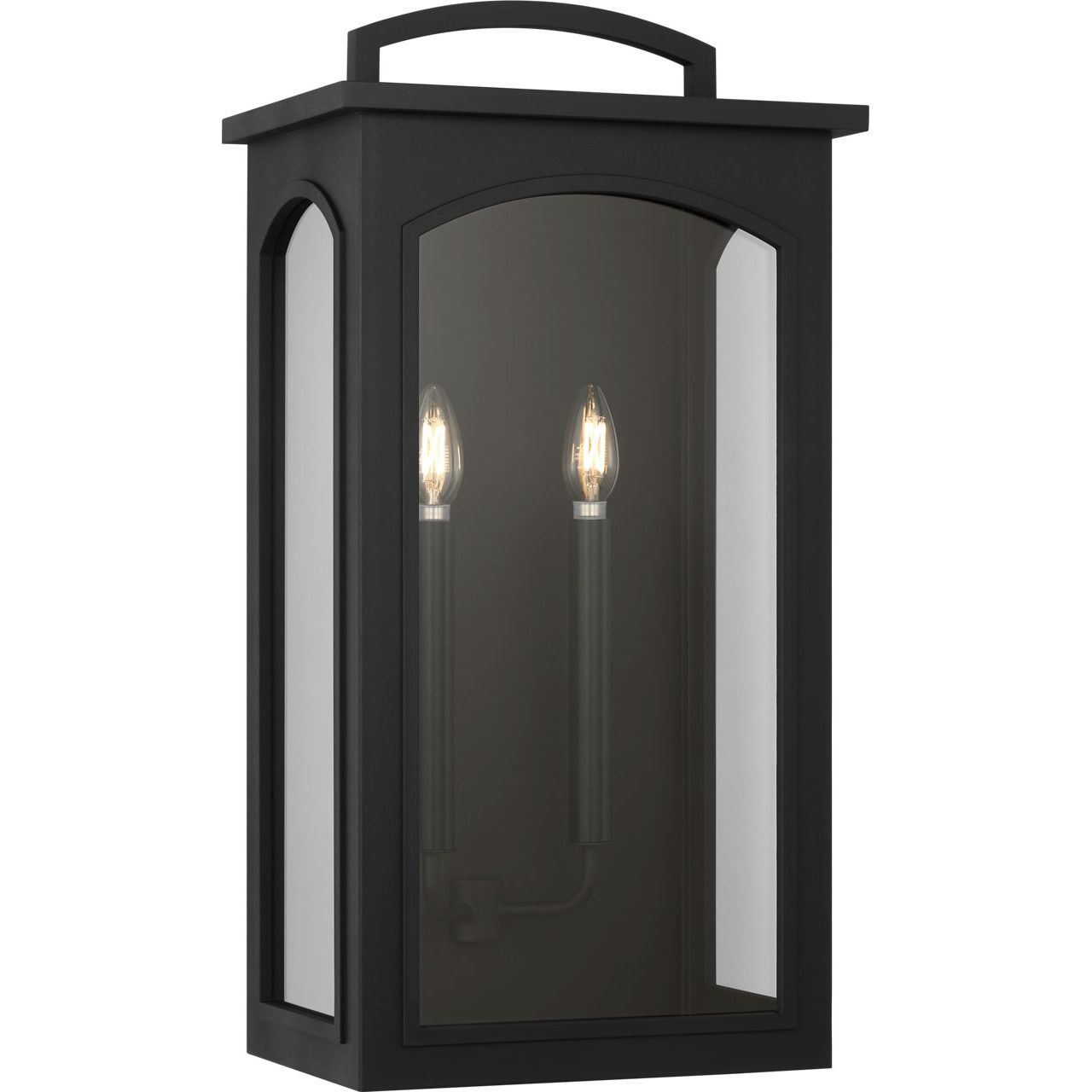 Visual Comfort Studio Collection CO1572TXB Modesto Outdoor Lantern in Textured Black