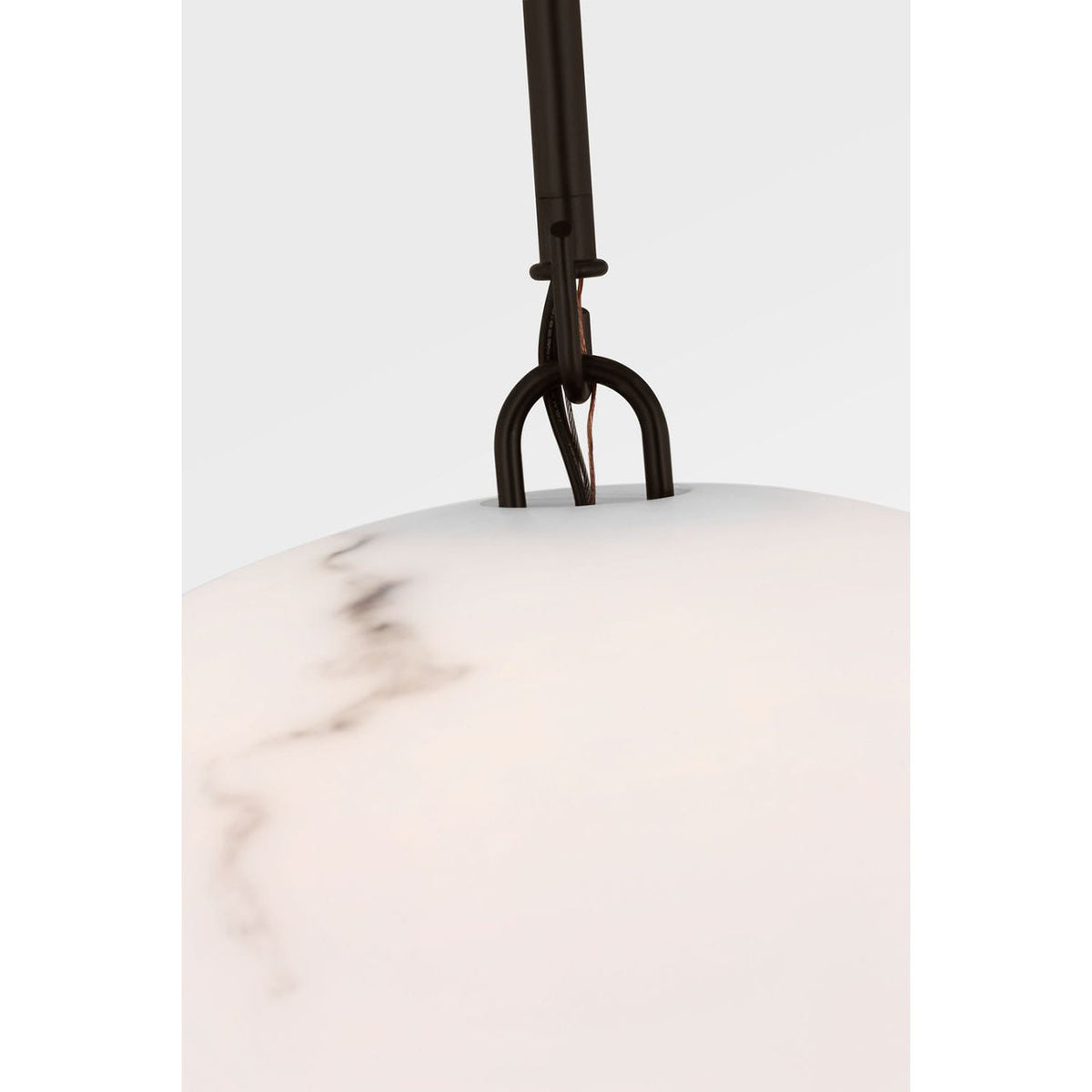 Visual Comfort Studio Collection CP1481AI Savina Pendant in Aged Iron