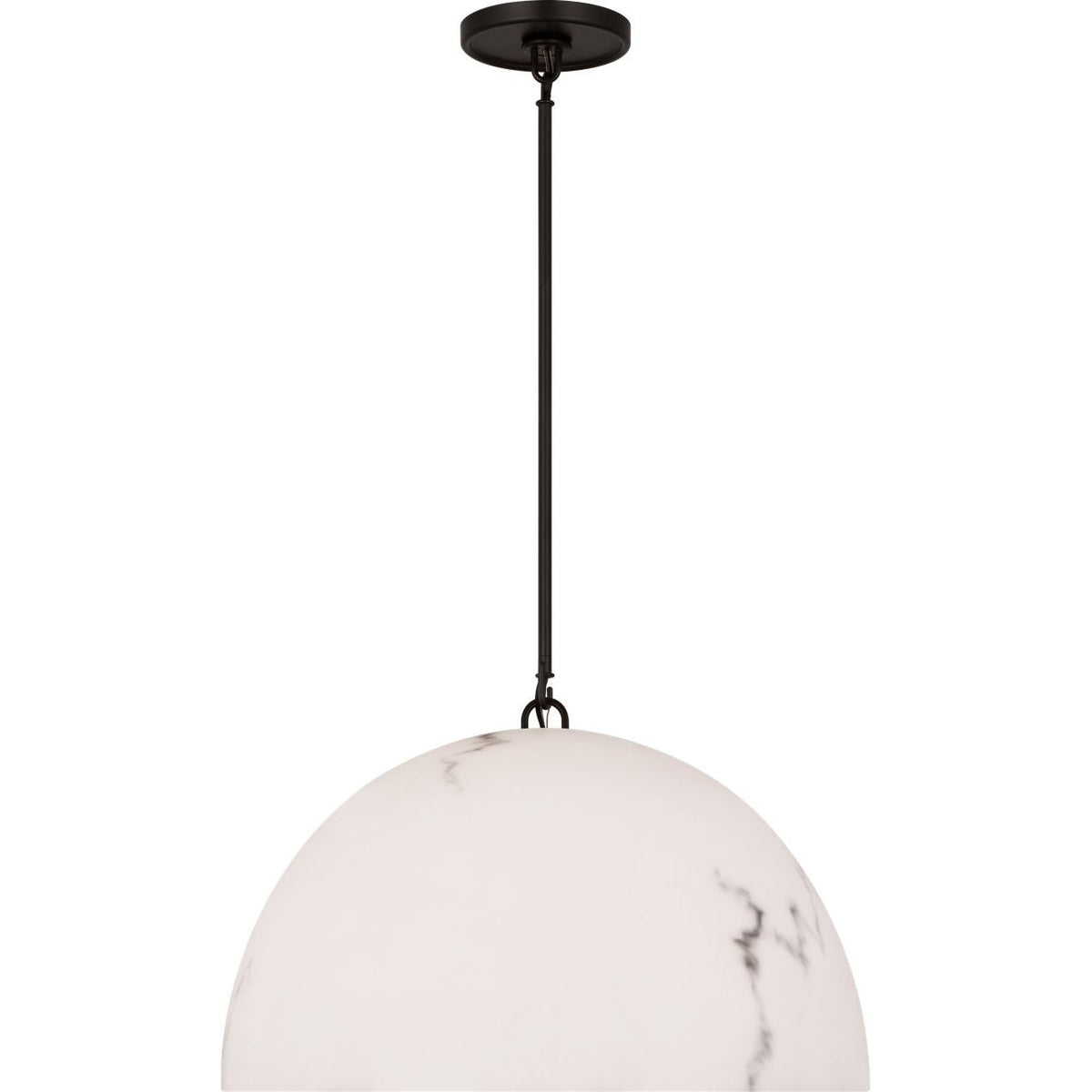 Visual Comfort Studio Collection CP1481AI Savina Pendant in Aged Iron