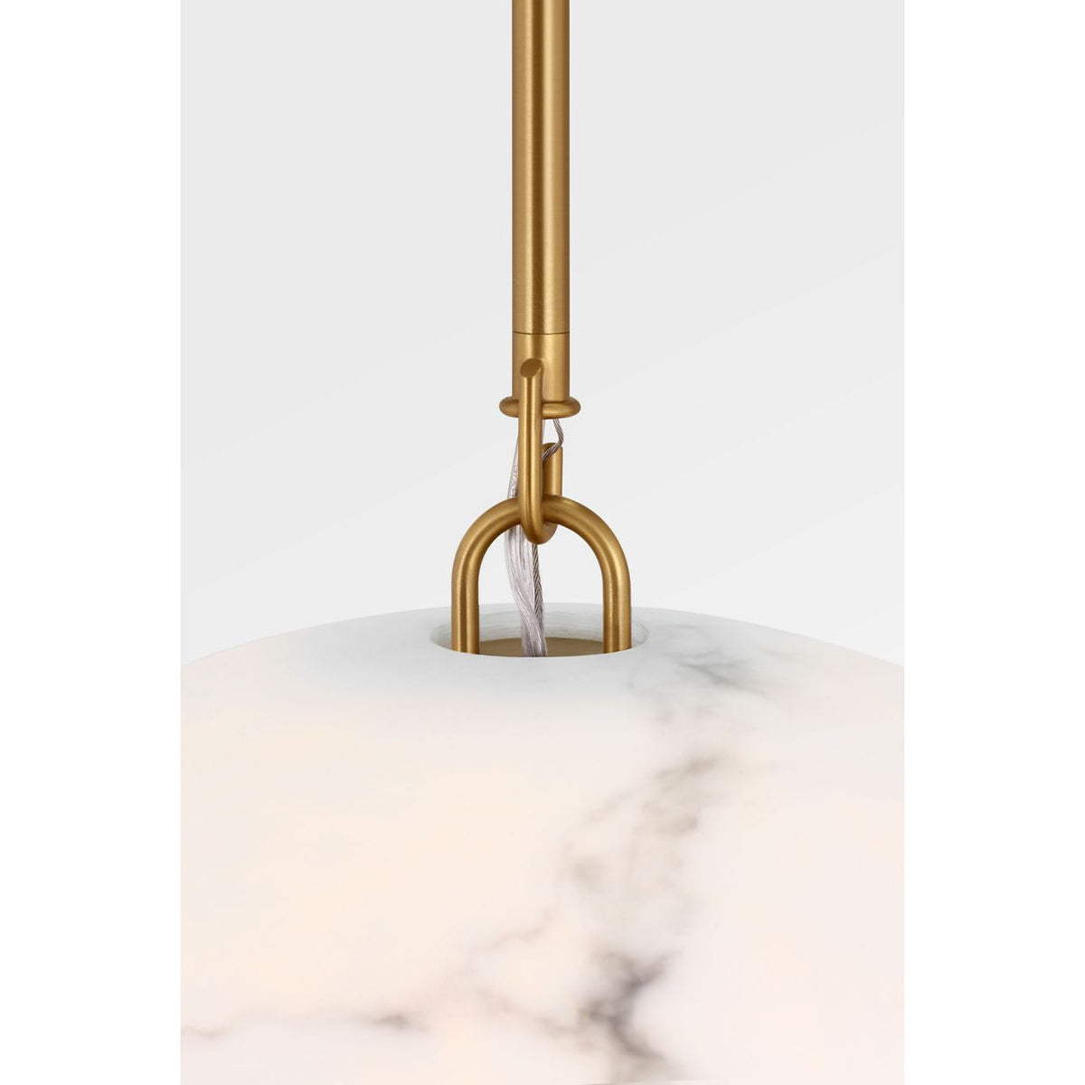 Visual Comfort Studio Collection CP1481BBS Savina Pendant in Burnished Brass