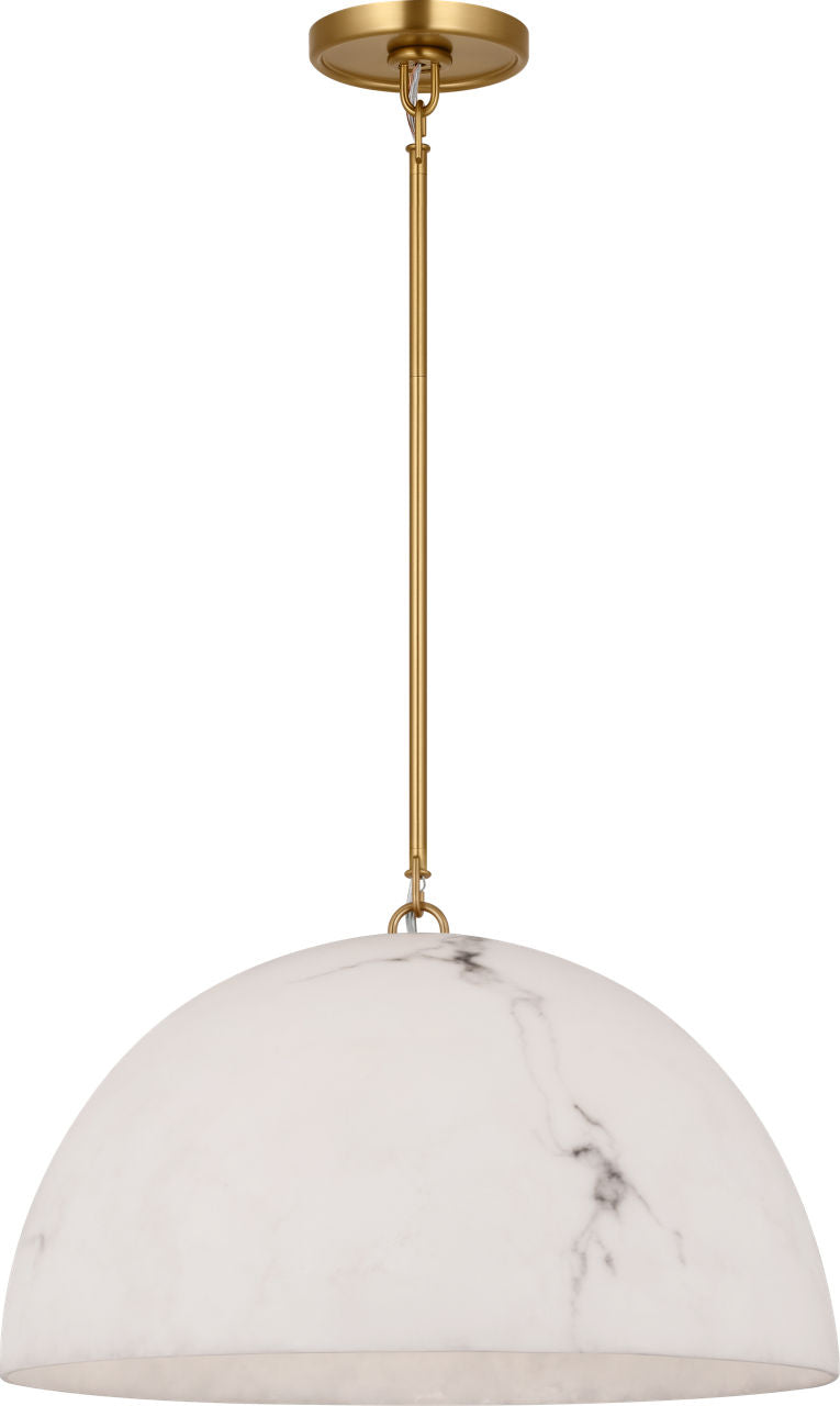 Visual Comfort Studio Collection CP1481BBS Savina Pendant in Burnished Brass