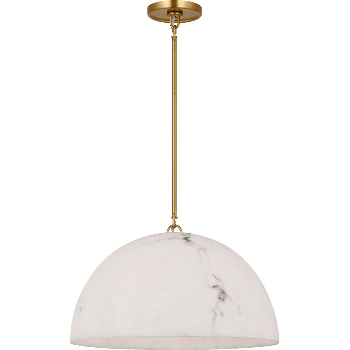 Visual Comfort Studio Collection CP1481BBS Savina Pendant in Burnished Brass