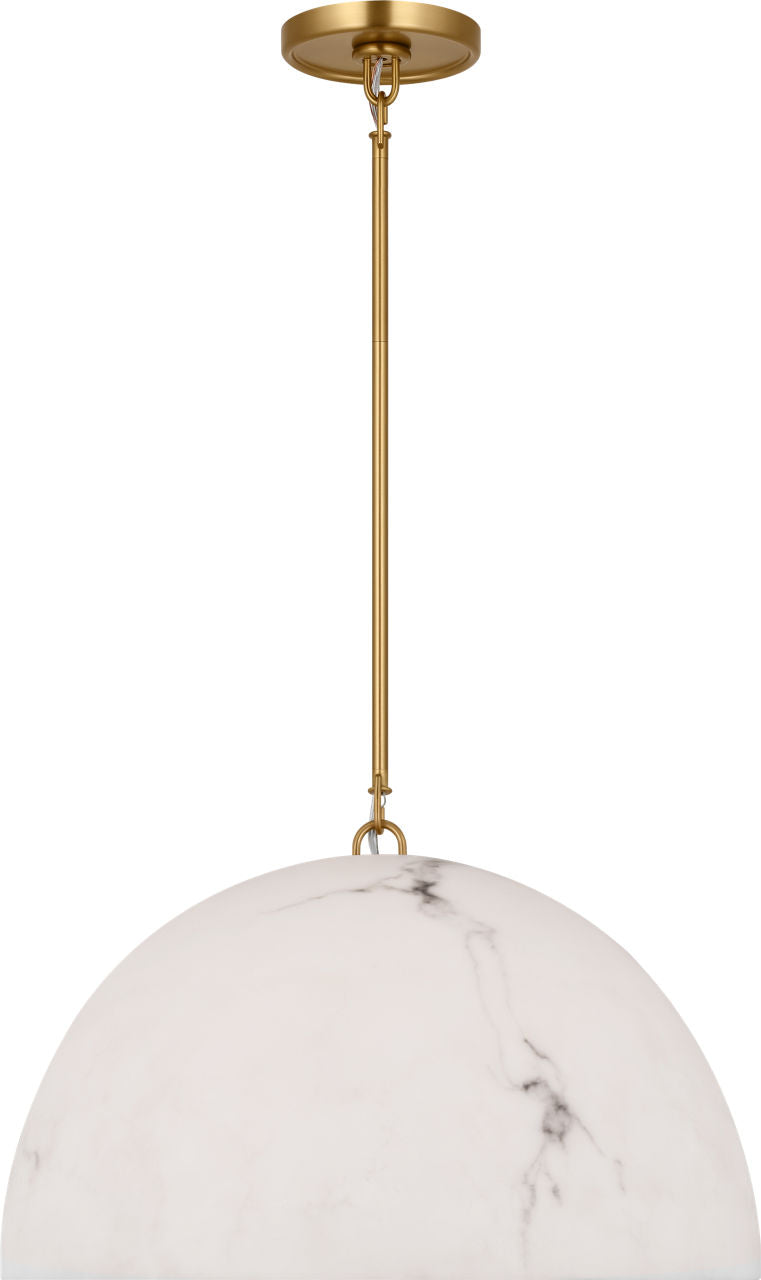 Visual Comfort Studio Collection CP1481BBS Savina Pendant in Burnished Brass