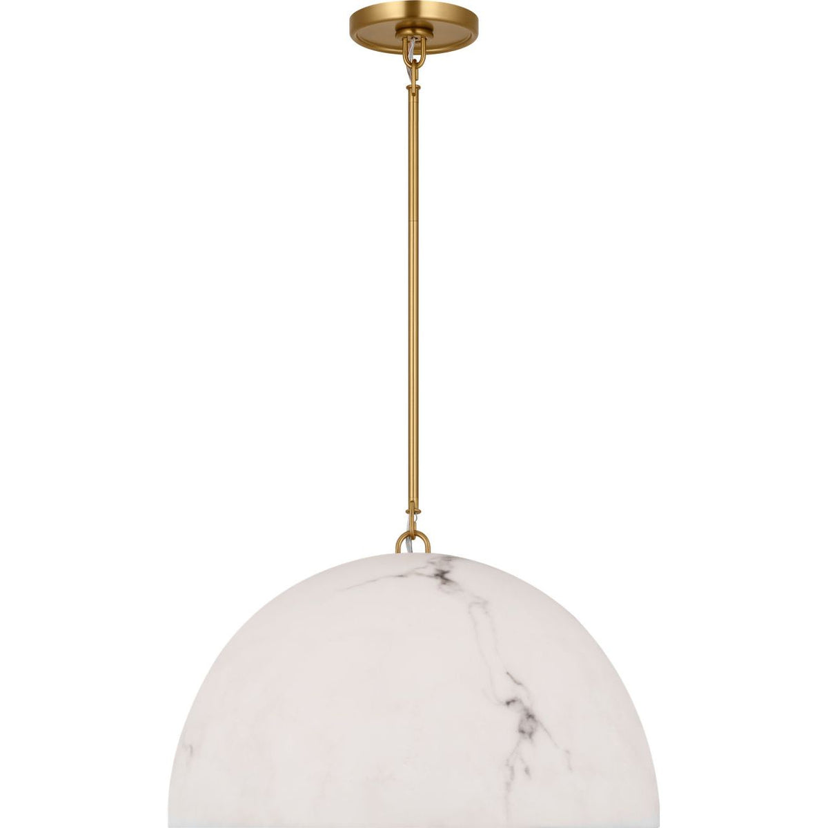 Visual Comfort Studio Collection CP1481BBS Savina Pendant in Burnished Brass