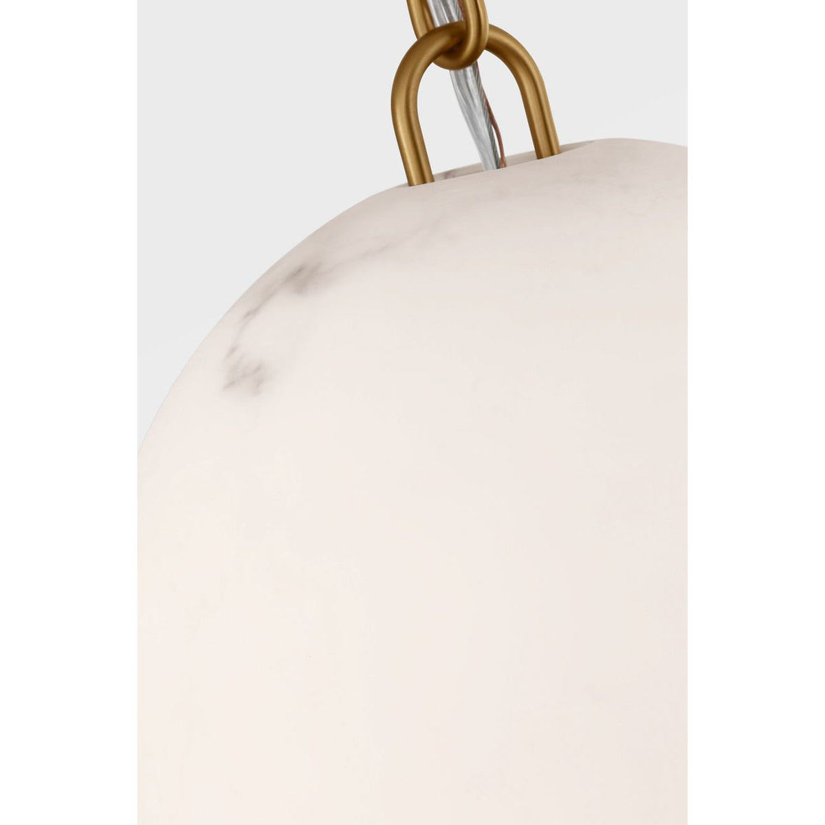 Visual Comfort Studio Collection CP1491BBS Savina Pendant in Burnished Brass