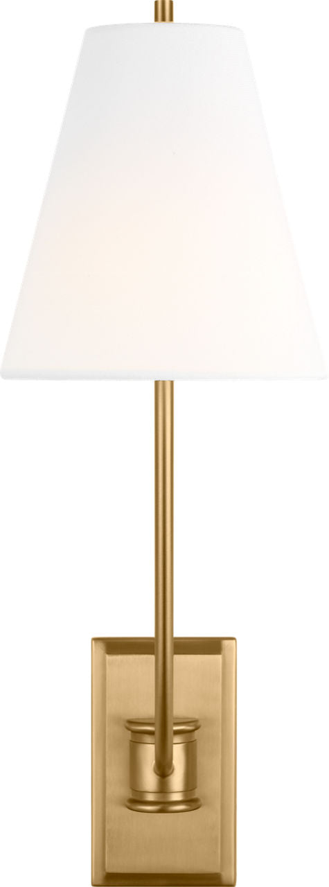 Visual Comfort Studio Collection CW1431BBS Marina Sconce in Burnished Brass