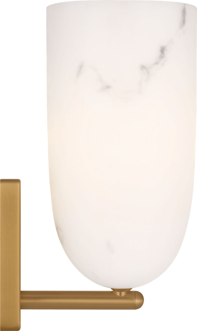 Visual Comfort Studio Collection CW1441BBS Savina Sconce in Burnished Brass