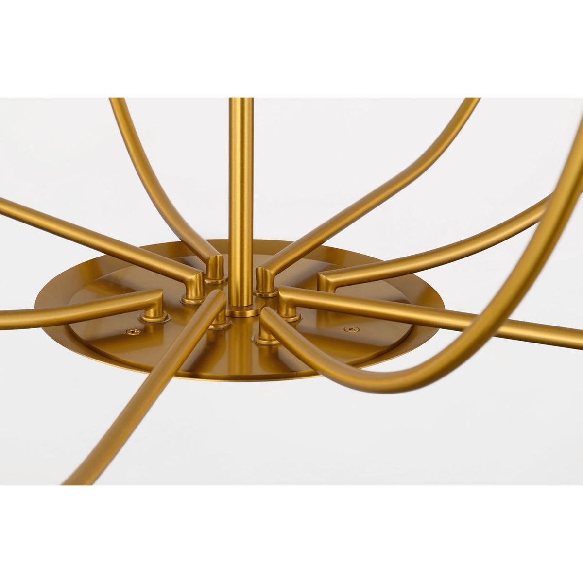 Visual Comfort Studio Collection EC1198BBS Lois Chandelier in Burnished Brass