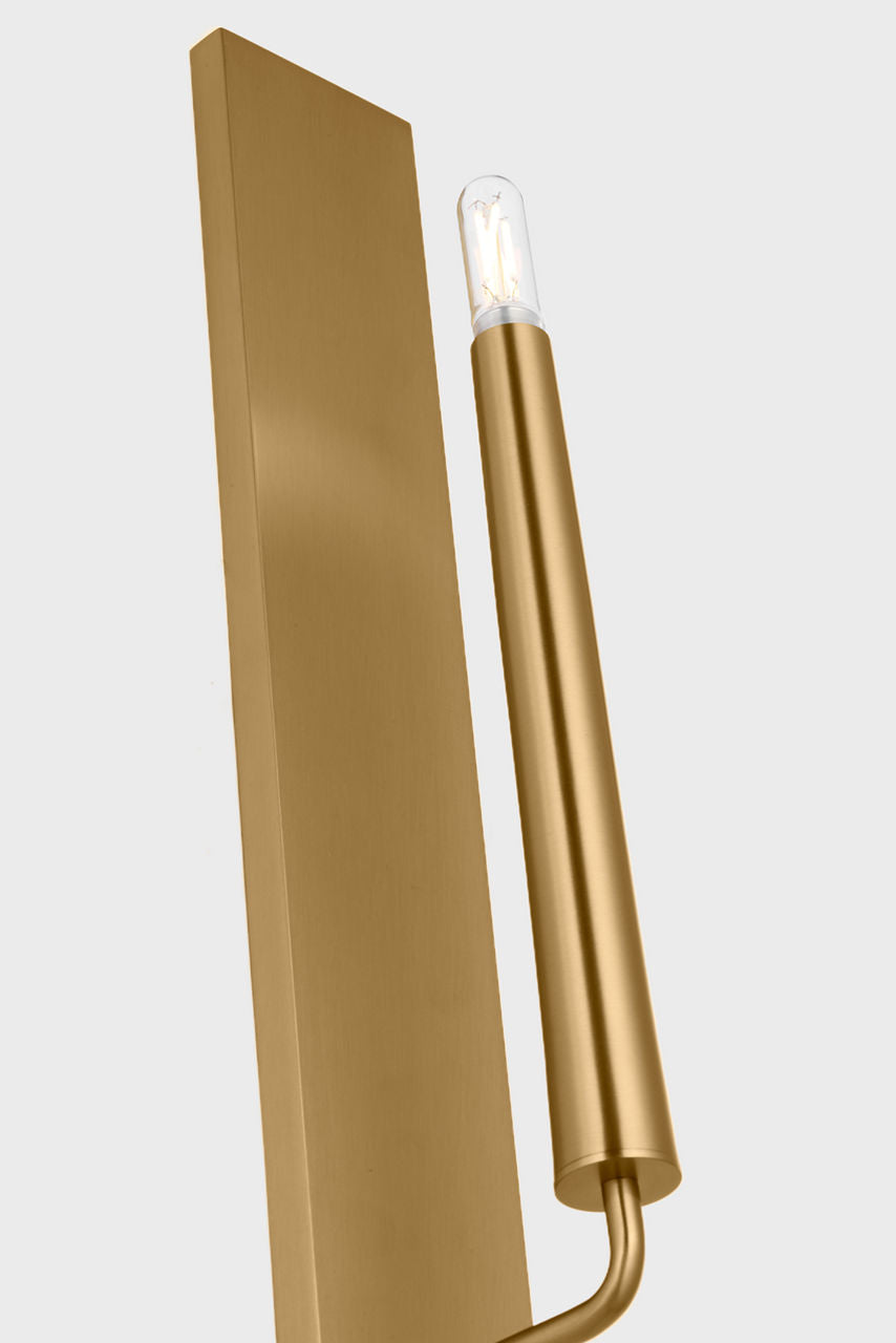 Visual Comfort Studio Collection EW1241BBS Lois Sconce in Burnished Brass