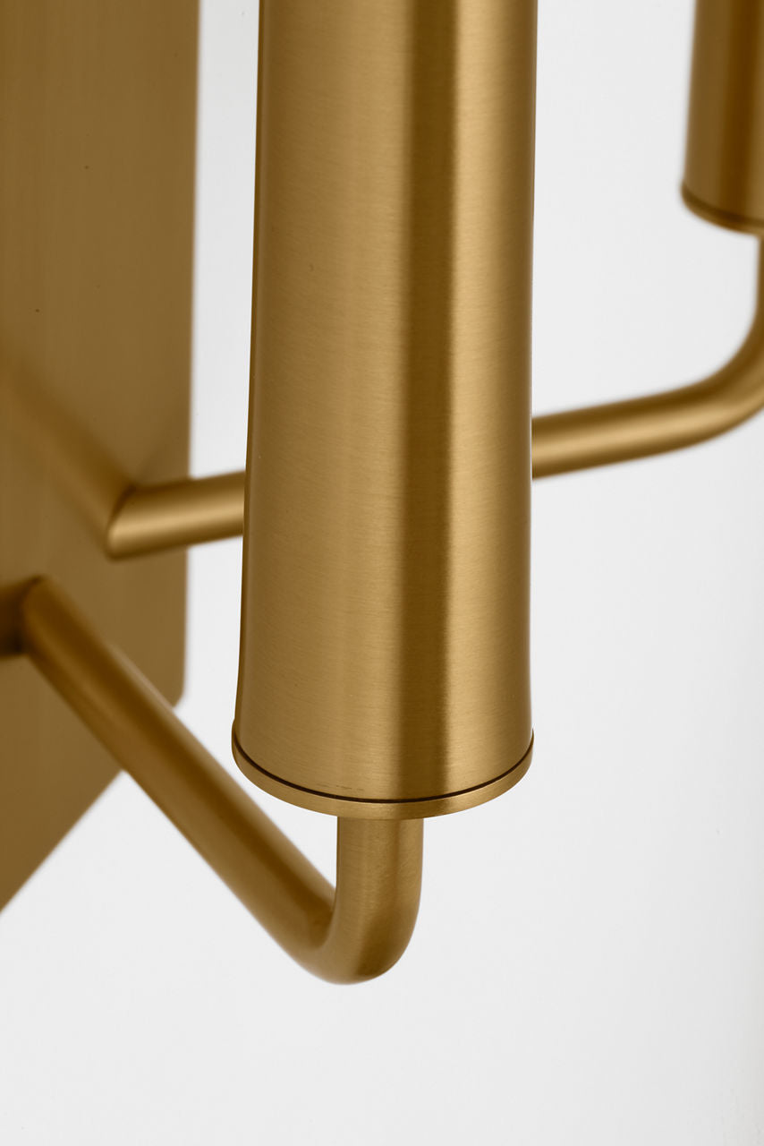 Visual Comfort Studio Collection EW1252BBS Lois Double Sconce in Burnished Brass