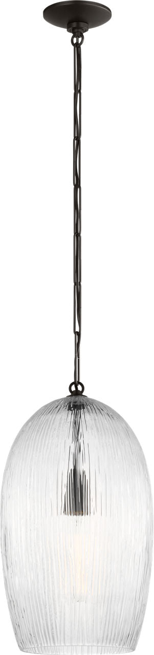 Visual Comfort Studio Collection HP1001AI Serafina Pendant in Aged Iron