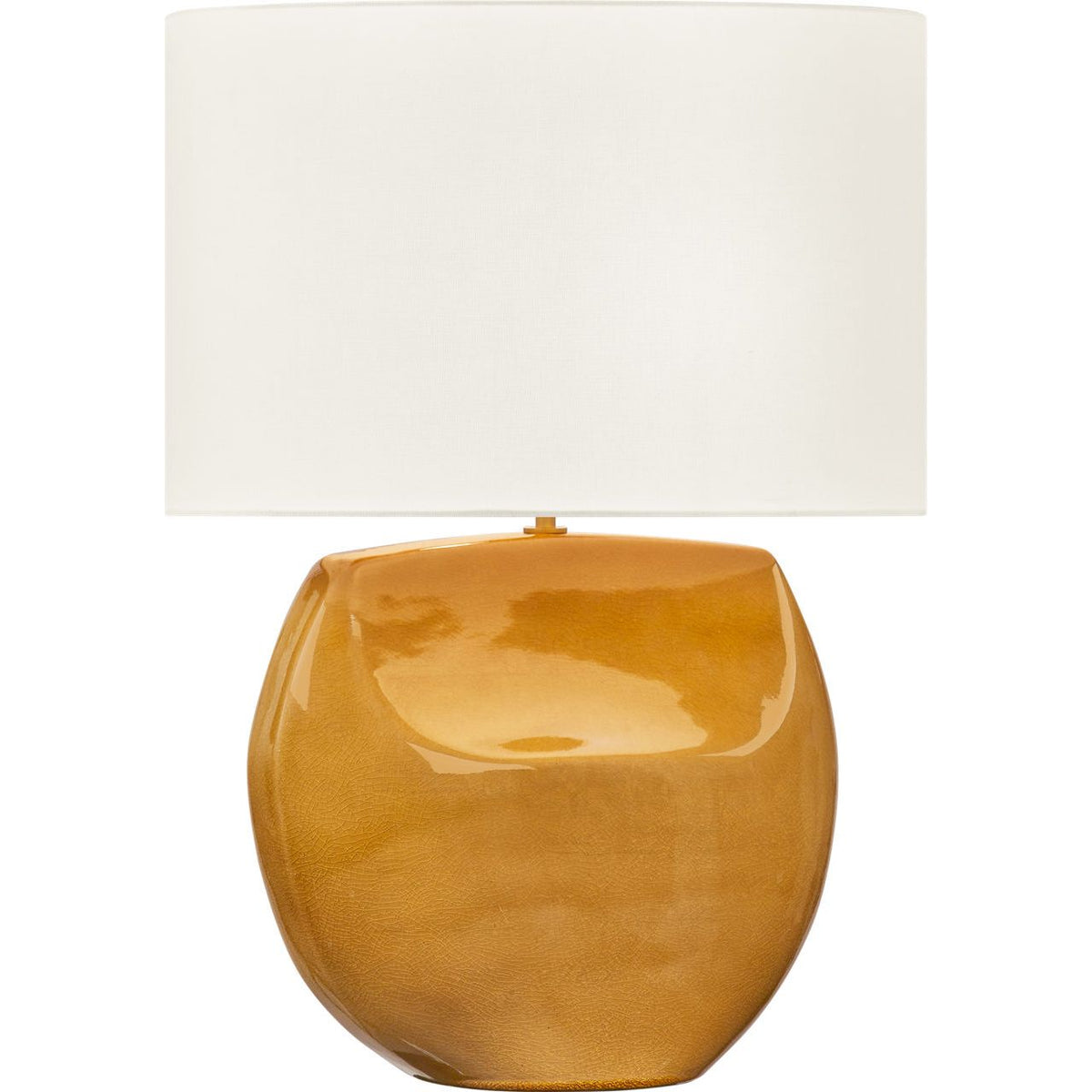 Visual Comfort Studio Collection HT1161CHO Pente Table Lamp in Cracked Honey