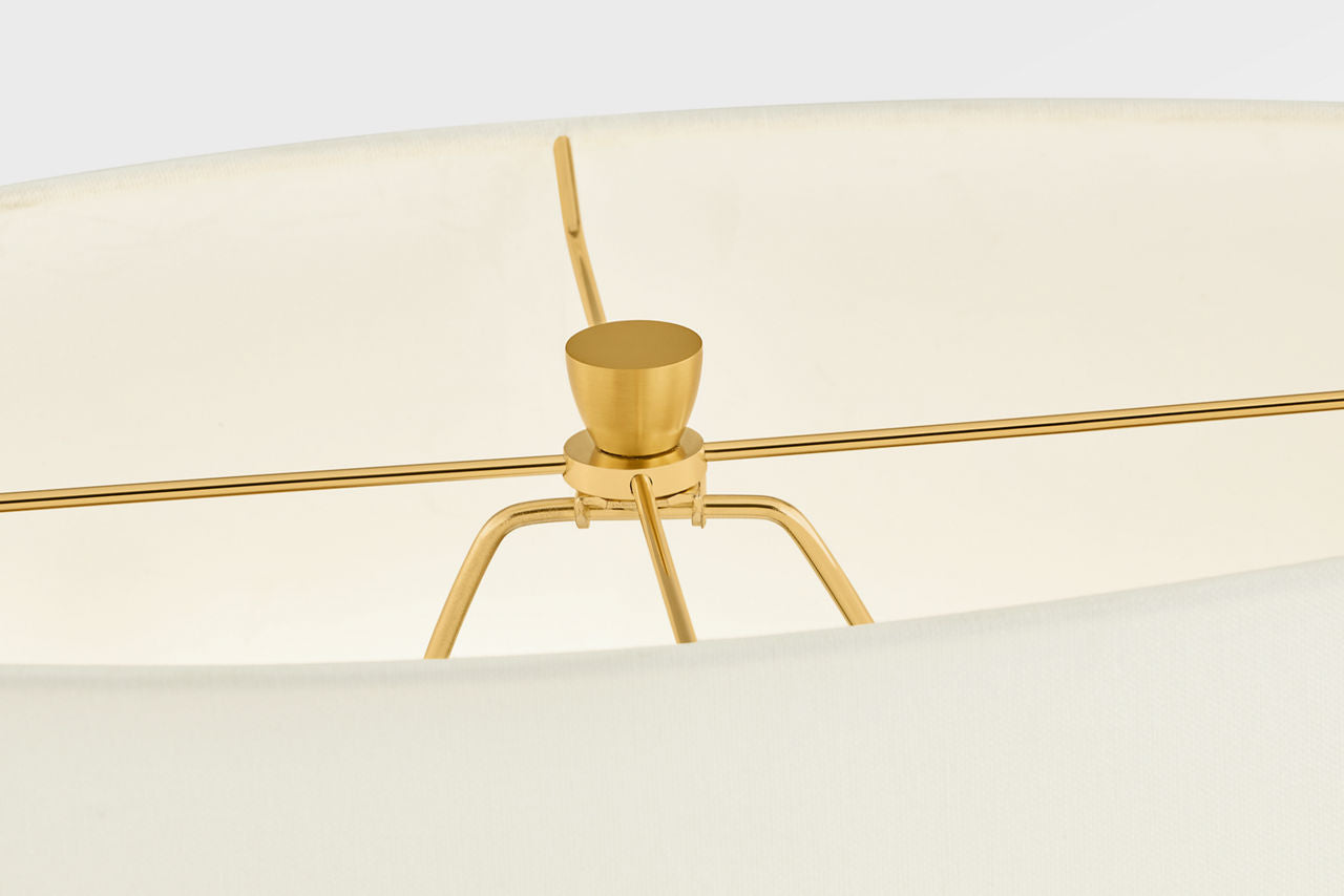 Visual Comfort Studio Collection HT1161CHO Pente Table Lamp in Cracked Honey