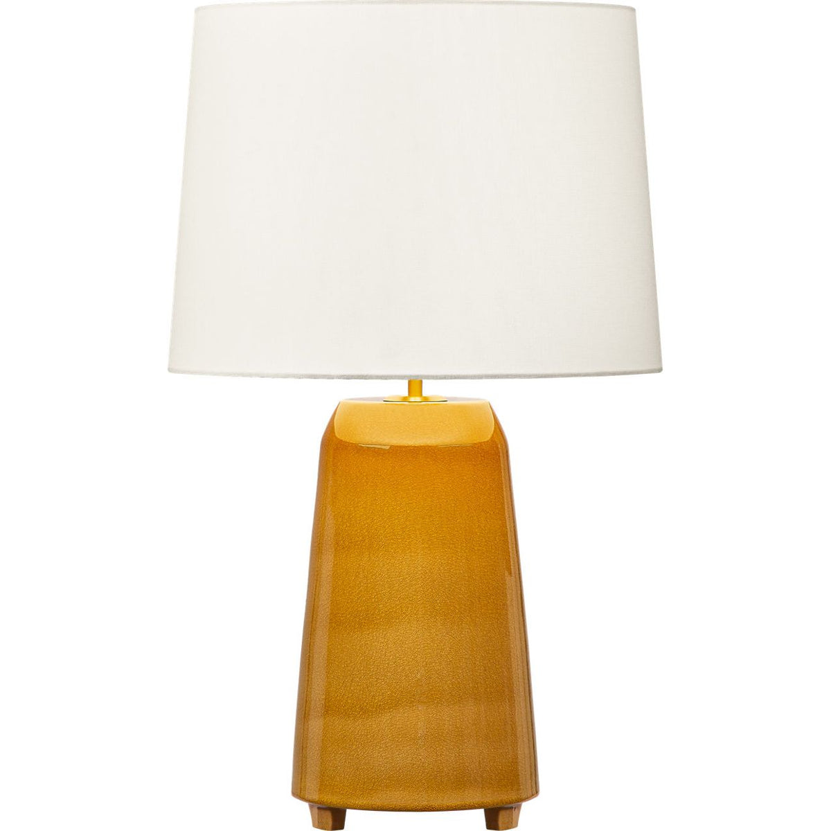 Collection Studio Visual Comfort HT1191CHO Nell Lampe de table dans Cracked Miel