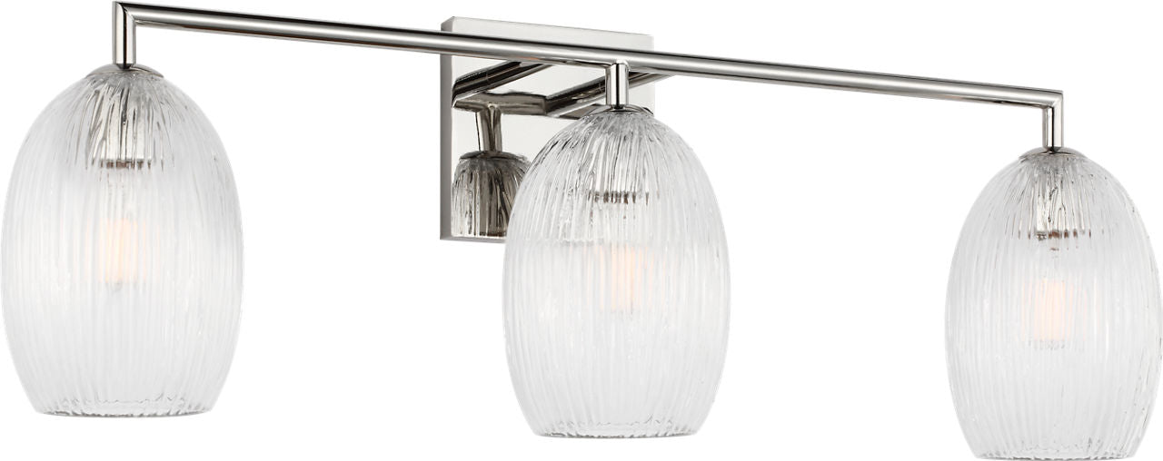 Collection Visual Comfort Studio HV1003PN Baignoire Serafina en nickel poli
