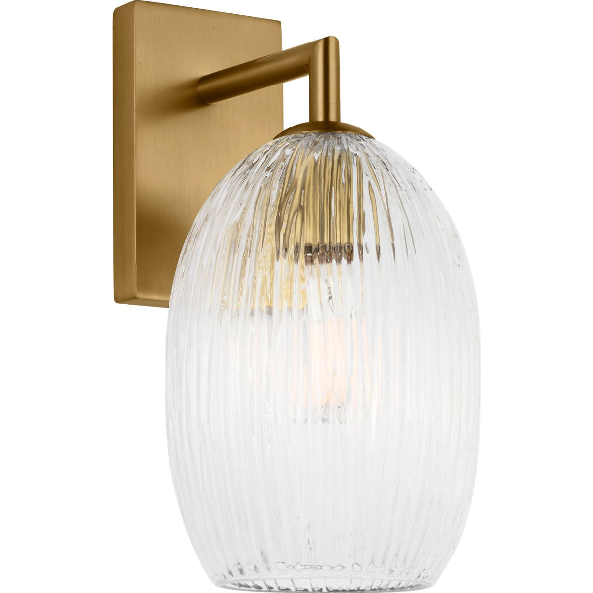 Visual Comfort Studio Collection HW1001BBS Serafina Sconce in Burnished Brass