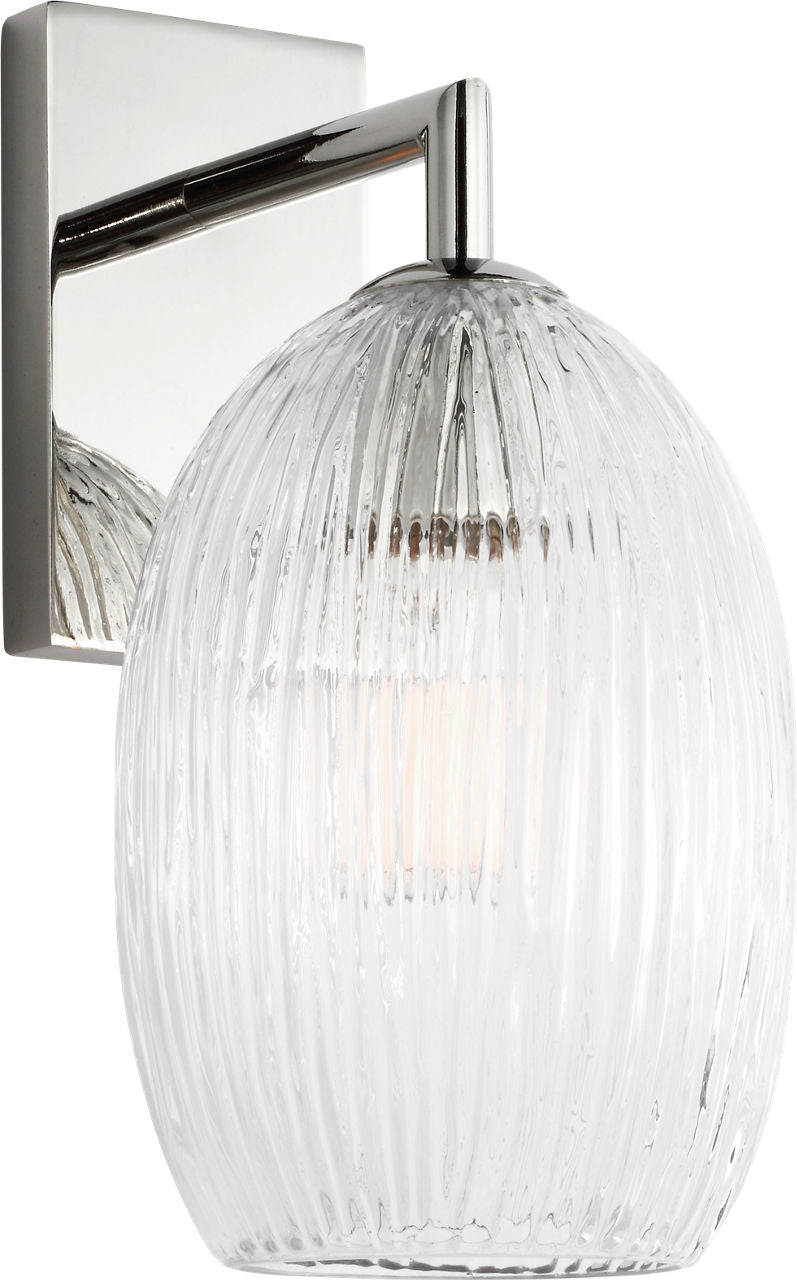 Visual Comfort Studio Collection HW1001PN Serafina Sconce in Polished Nickel
