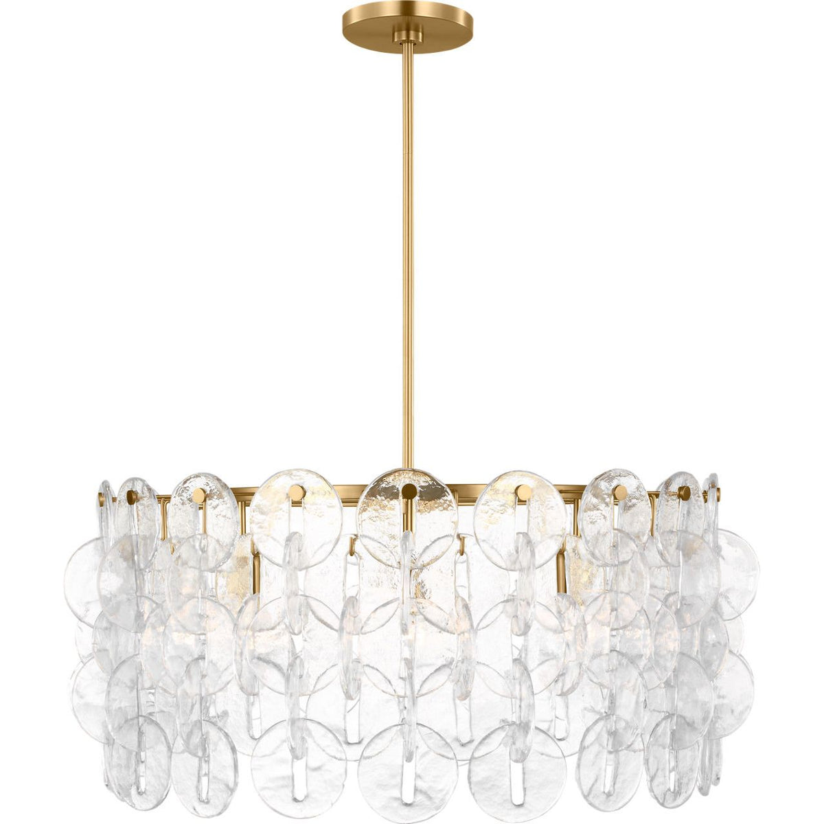 Visual Comfort Studio Collection KSC1158BBS Candace Chandelier in Burnished Brass