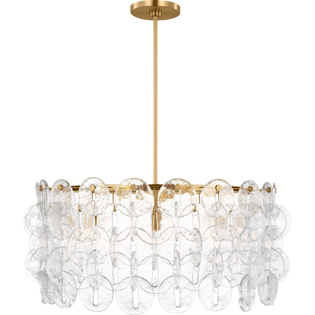 Visual Comfort Studio Collection KSC1158BBS Candace Chandelier in Burnished Brass