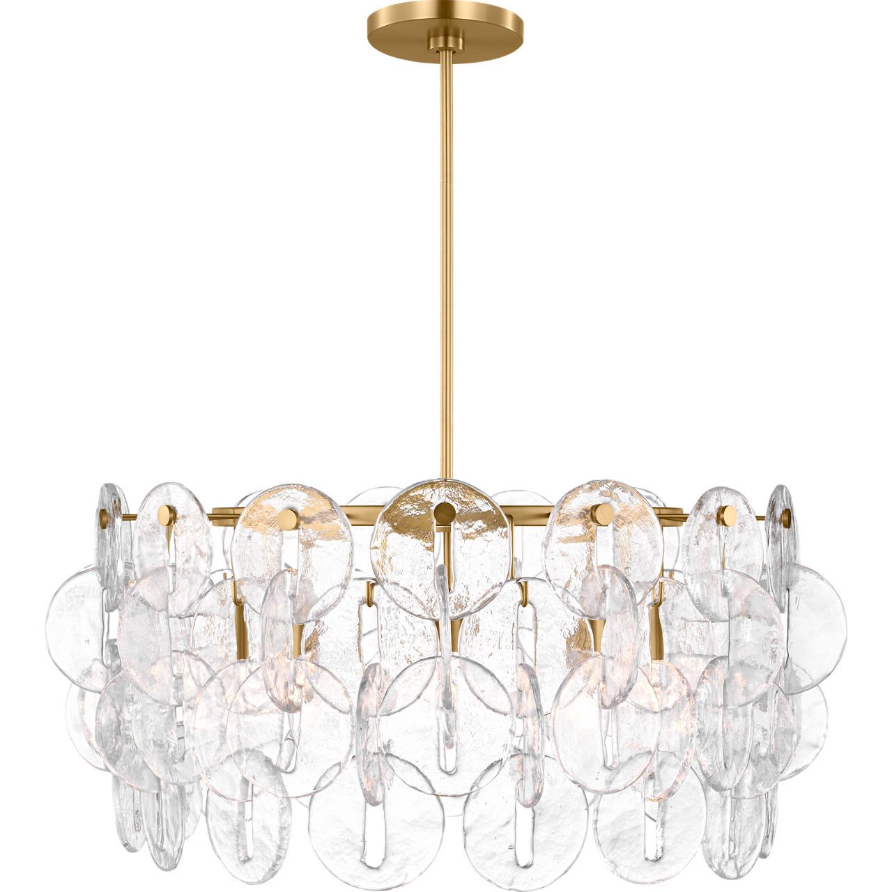 Visual Comfort Studio Collection KSC1165BBS Candace Chandelier in Burnished Brass