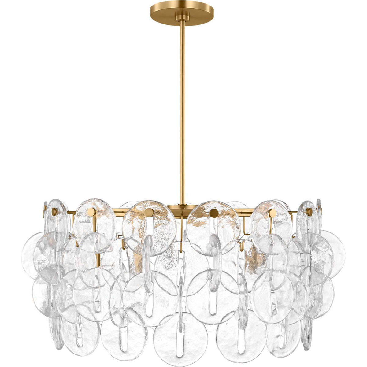 Visual Comfort Studio Collection KSC1165BBS Candace Chandelier in Burnished Brass